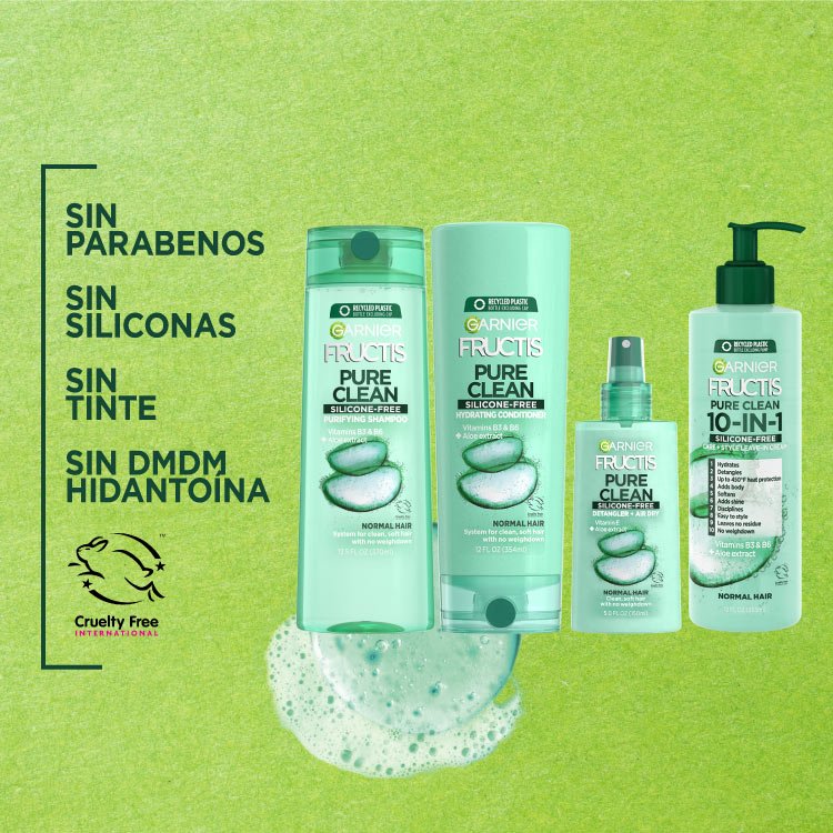 Pure Clean paraben and silicone free